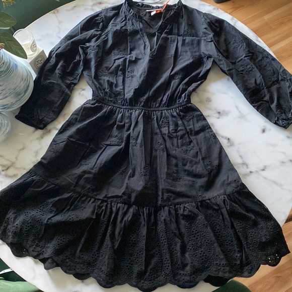 NWOT Knox Rose Eyelet Detail 3/4 Sleeve Dress - Picture 3 of 6